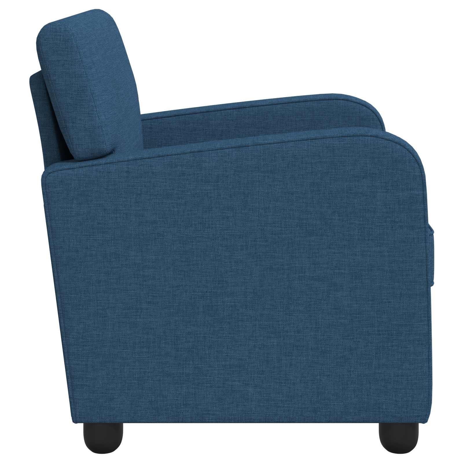 Fauteuil Blauw Stof