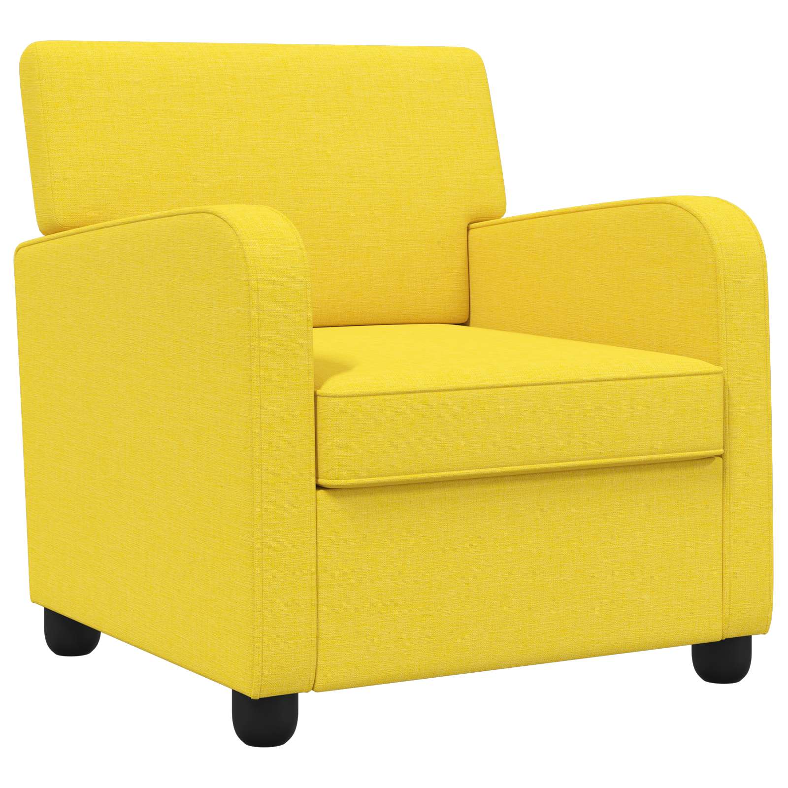Fauteuil Lichtgeel Stof