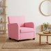Fauteuil Roze Stof
