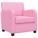 Fauteuil Roze Stof