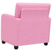 Fauteuil Roze Stof