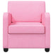 Fauteuil Roze Stof