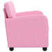 Fauteuil Roze Stof