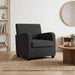 Fauteuil Donkergrijs Kunstlamswol
