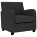 Fauteuil Donkergrijs Kunstlamswol