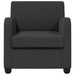 Fauteuil Donkergrijs Kunstlamswol