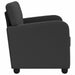 Fauteuil Donkergrijs Kunstlamswol