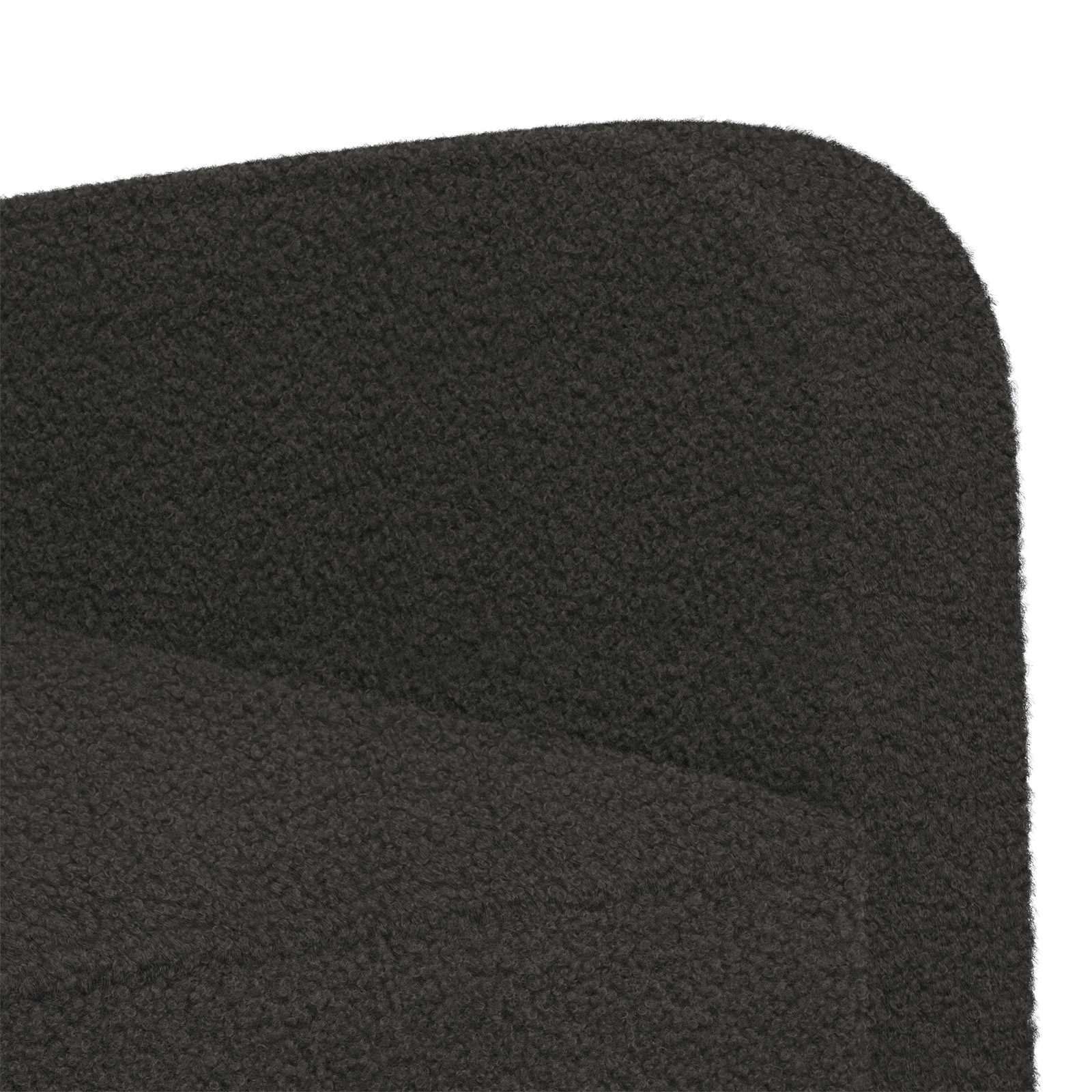 Fauteuil Zwart Kunstlamswol