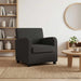 Fauteuil Zwart Kunstlamswol