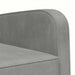 Fauteuil Lichtgrijs fluweel