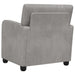 Fauteuil Lichtgrijs fluweel