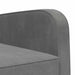 Fauteuil Donkergrijs fluweel