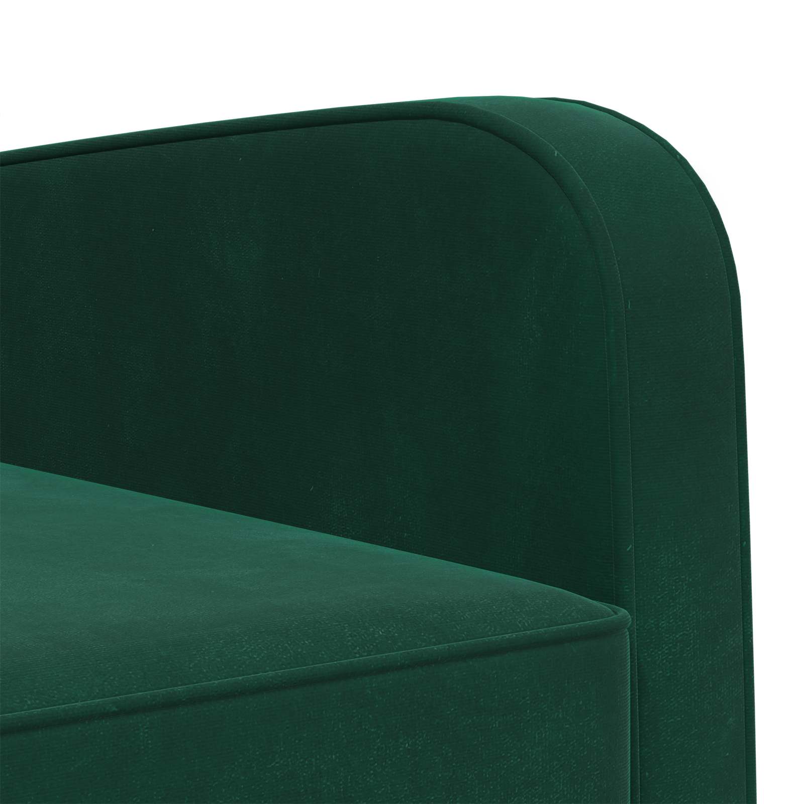 Fauteuil Donkergroen fluweel