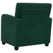 Fauteuil Donkergroen fluweel