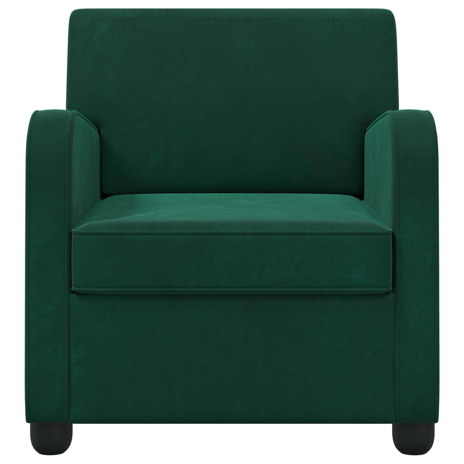 Fauteuil Donkergroen fluweel