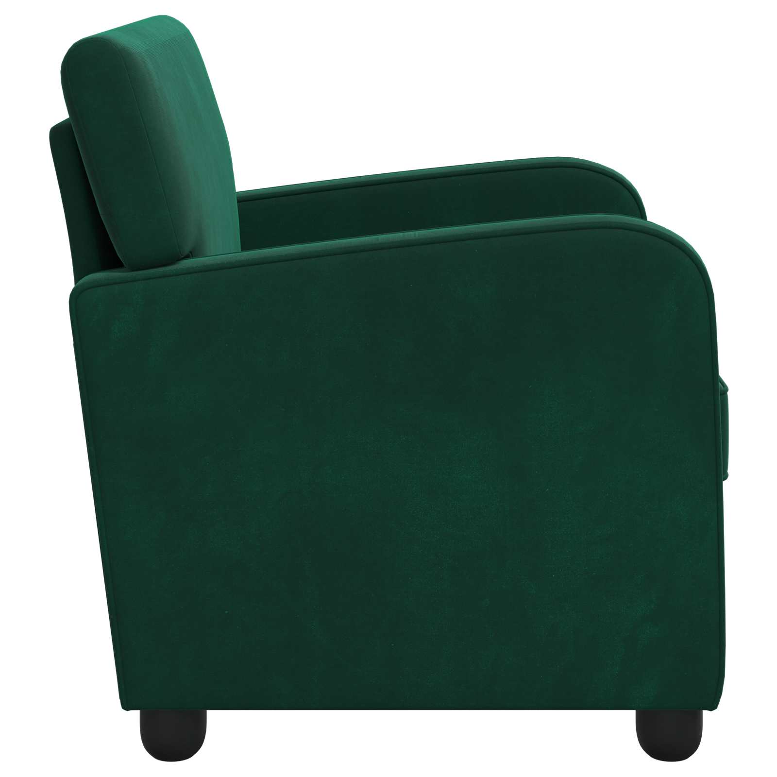 Fauteuil Donkergroen fluweel