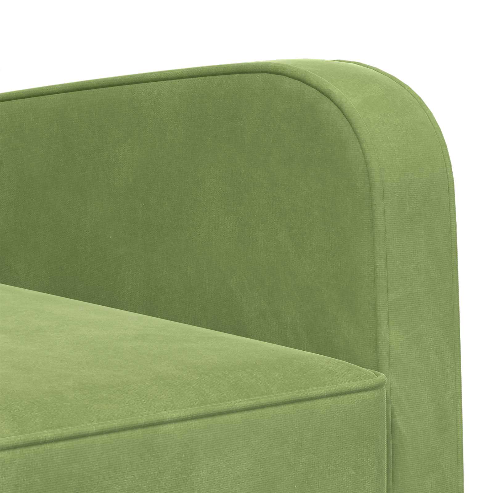Fauteuil Lichtgroen fluweel