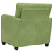 Fauteuil Lichtgroen fluweel