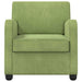 Fauteuil Lichtgroen fluweel