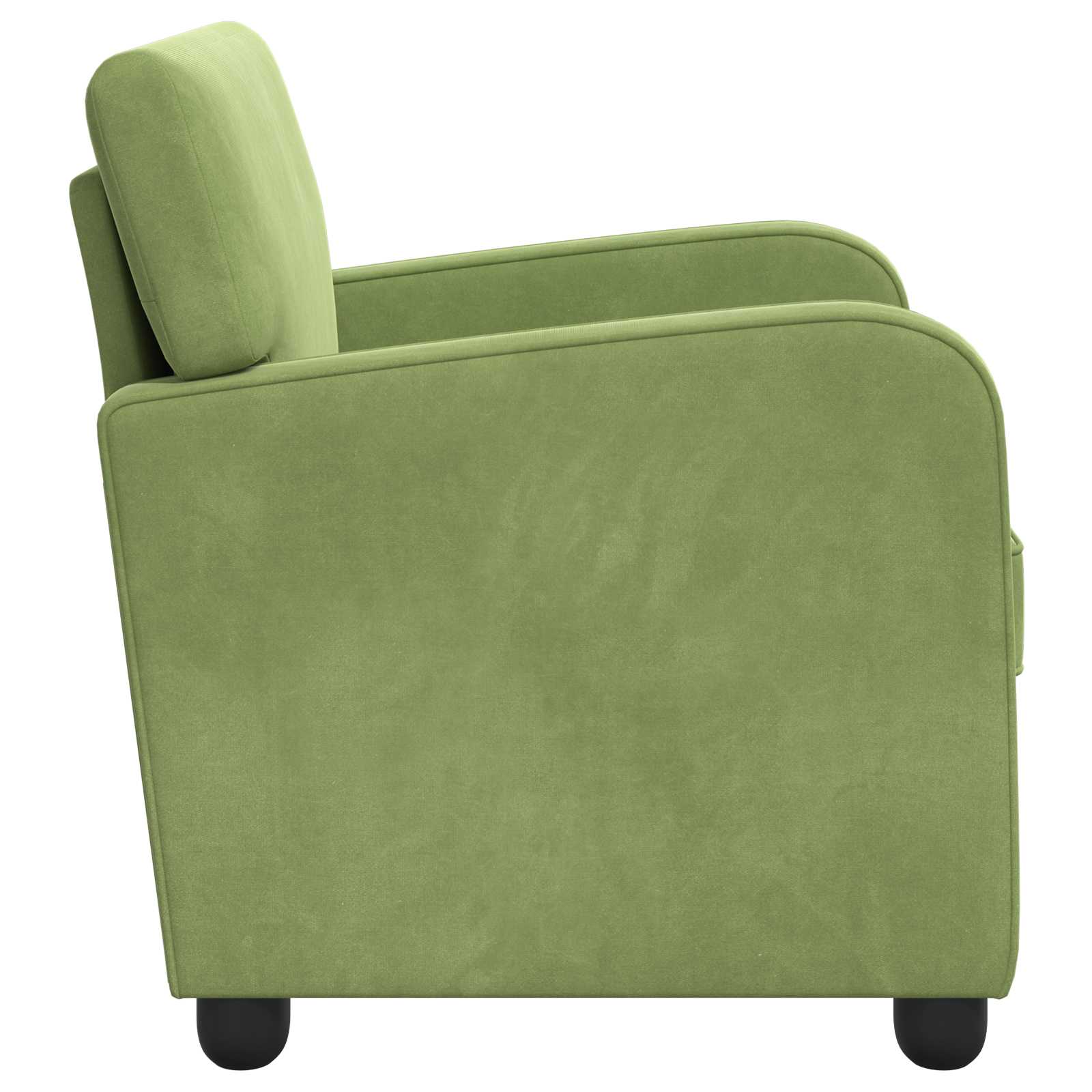 Fauteuil Lichtgroen fluweel