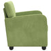 Fauteuil Lichtgroen fluweel