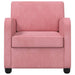 Fauteuil Roze fluweel