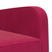 Fauteuil Wijnrood fluweel