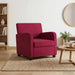 Fauteuil Wijnrood fluweel