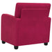 Fauteuil Wijnrood fluweel