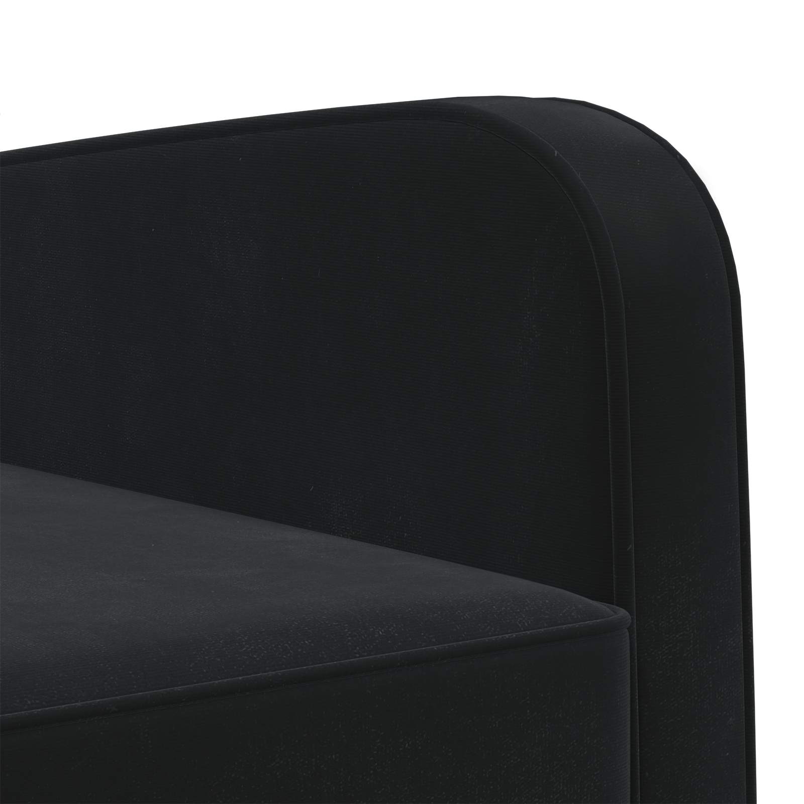 Fauteuil Zwart fluweel