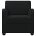 Fauteuil Zwart fluweel
