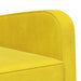 Fauteuil Geel fluweel