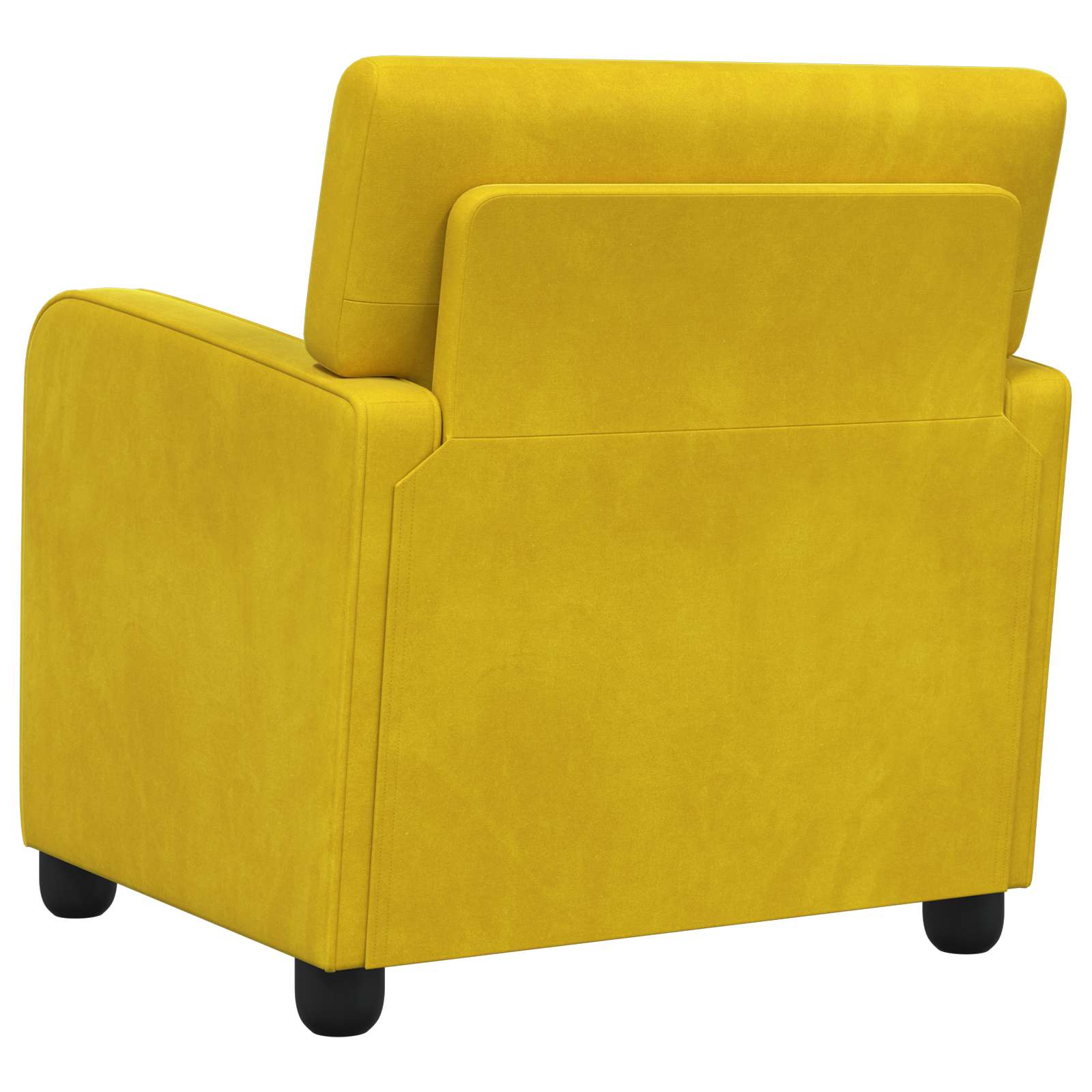 Fauteuil Geel fluweel