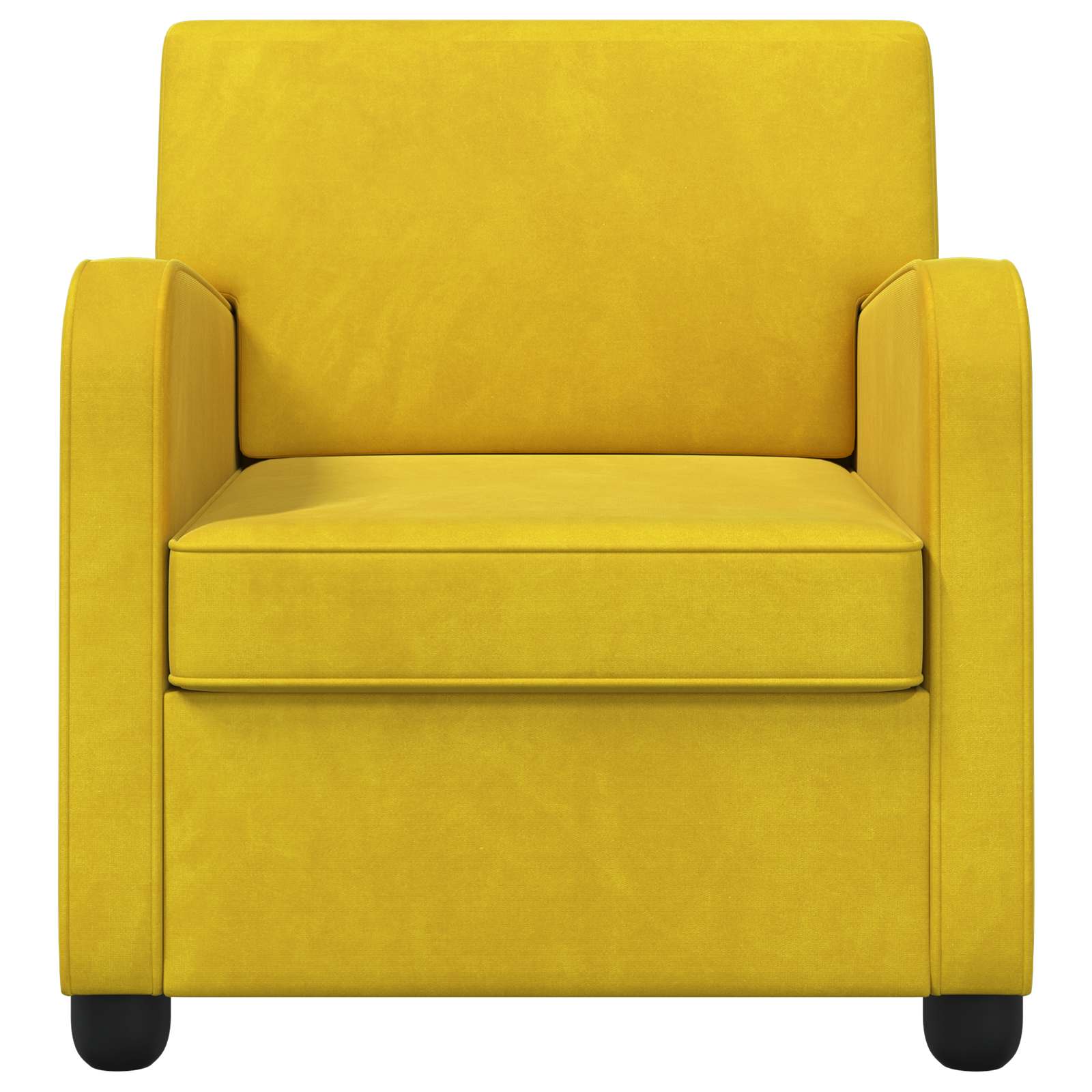 Fauteuil Geel fluweel
