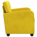 Fauteuil Geel fluweel