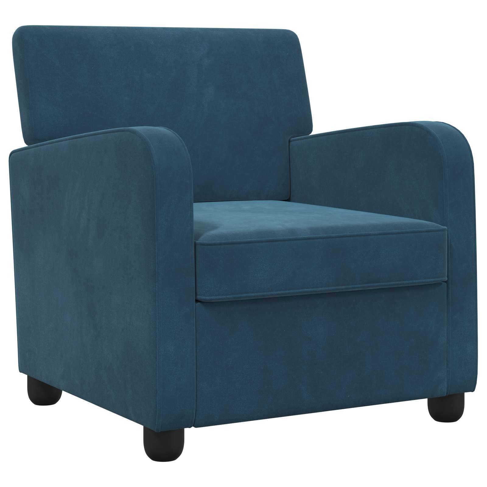 Fauteuil Blauw fluweel