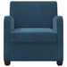 Fauteuil Blauw fluweel
