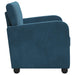Fauteuil Blauw fluweel