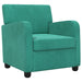 Fauteuil Turquoise fluweel