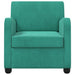 Fauteuil Turquoise fluweel