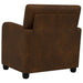 Fauteuil Bruin Nep Suede Leer