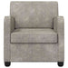 Fauteuil Lichtgrijs Nep Suede Leer