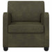 Fauteuil Legergroen Nep Suede Leer Leger groen