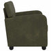 Fauteuil Legergroen Nep Suede Leer Leger groen