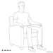 Fauteuil Legergroen Nep Suede Leer Leger groen