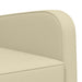 Fauteuil Crèmekleurig Kunstleer