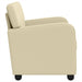 Fauteuil Crèmekleurig Kunstleer