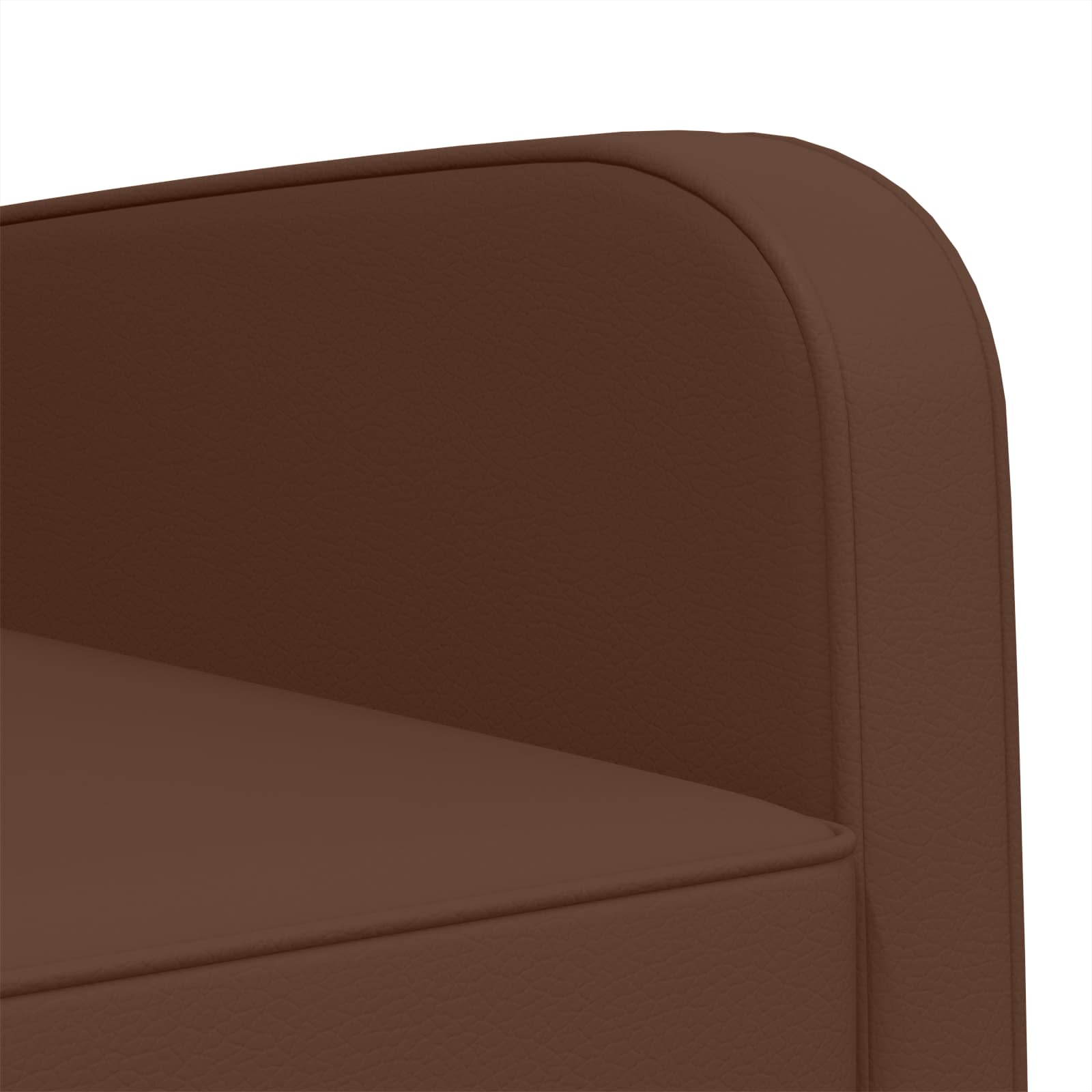 Fauteuil Bruin Kunstleer