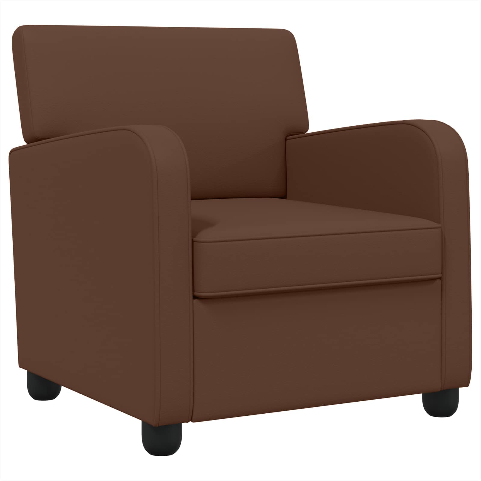 Fauteuil Bruin Kunstleer