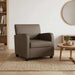 Fauteuil Grijs Kunstleer